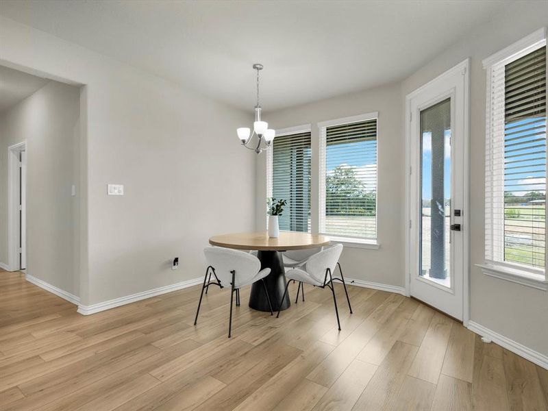 Furnished interior view inside a new home in Regent Park, Springtown (Image 36).