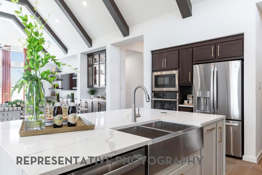 Furnished interior view inside a new home in Easton Park, Austin (Image 12).