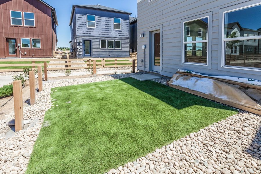 Exterior details and patio area of a home in Bloom, Fort Collins (Image 3).