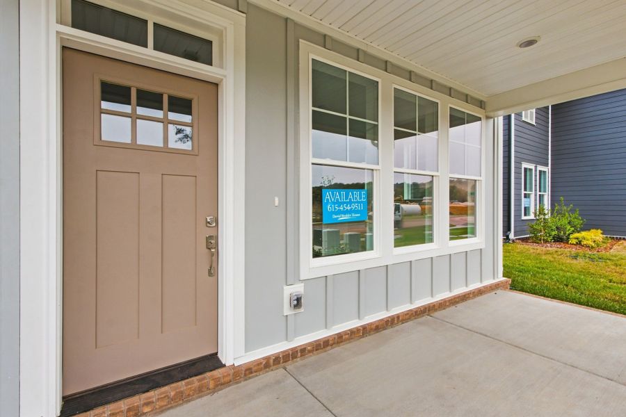 Exterior details and patio area of a home in Heritage Green – The Classic Collection, Columbia (Image 3).