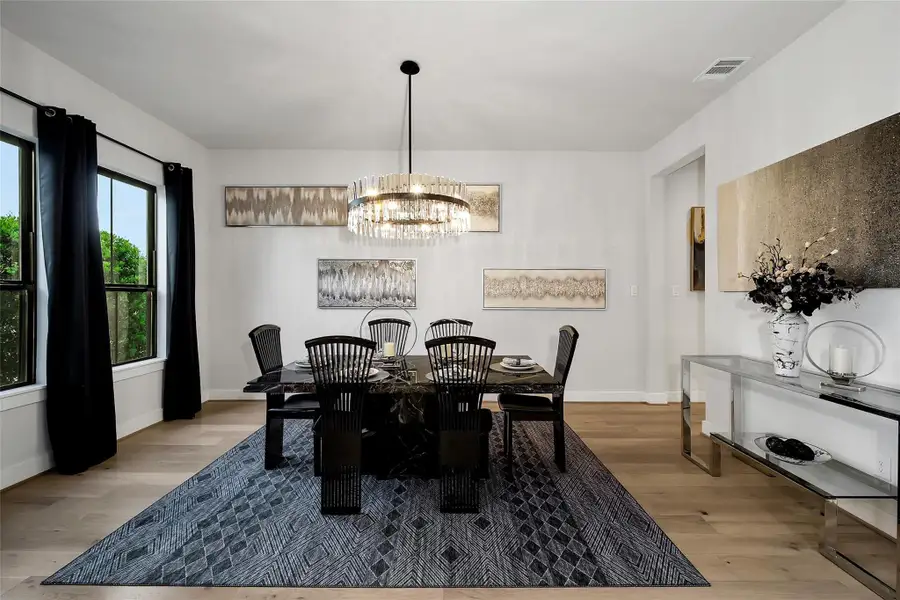 Furnished interior view inside a new home in ARTAVIA, Conroe (Image 36).