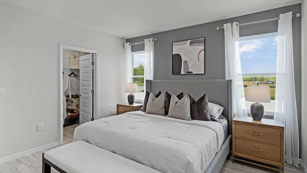 Furnished interior view inside a new home in Villamar, Winter Haven (Image 10).