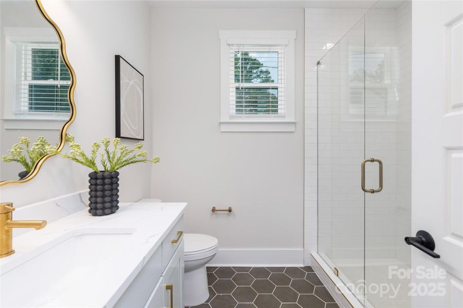 Furnished interior view inside a new home in , Charlotte (Image 27).