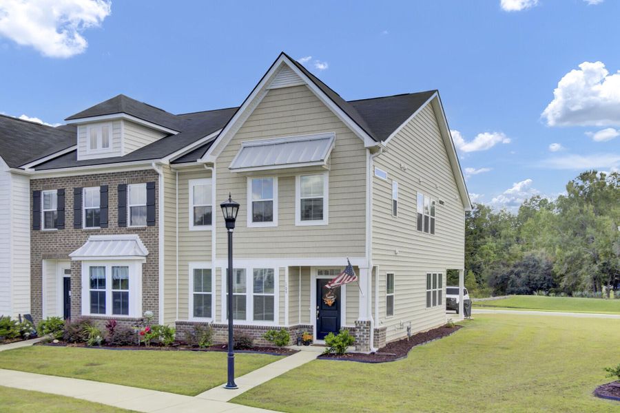 Front exterior of a new home in , Summerville, SC, highlighting curb appeal (Image 1).