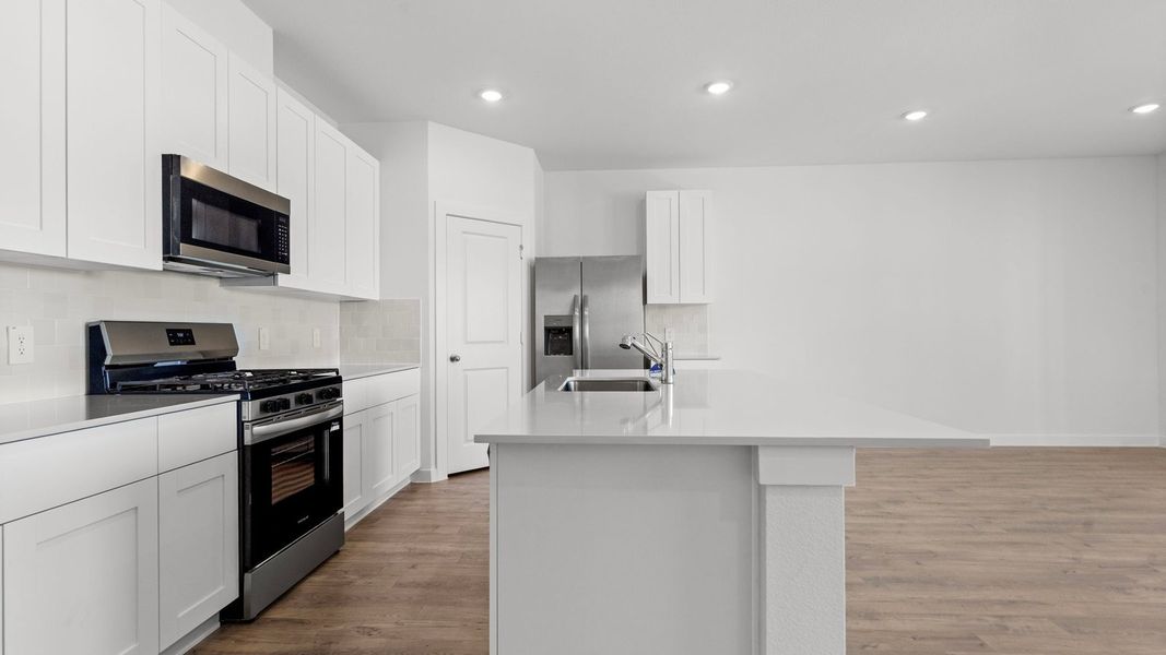 Furnished interior view inside a new home in Villarosa at Tamarron, Katy (Image 7).