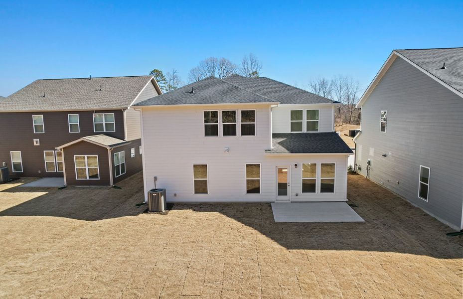 Exterior details and patio area of a home in Elmbrook, Indian Trail (Image 3).