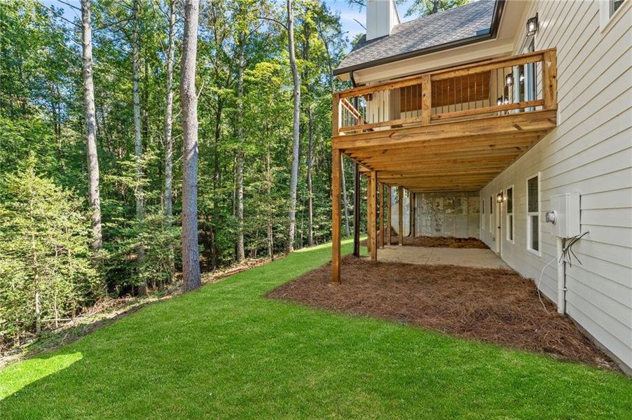 Exterior details and patio area of a home in , Dahlonega (Image 27).