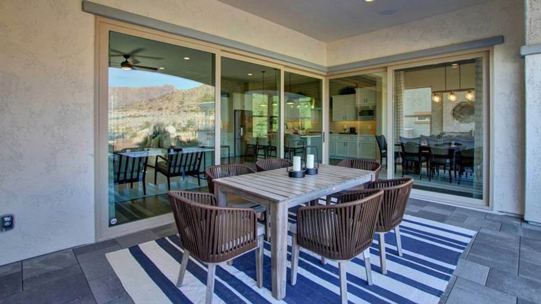 Representative furnished interior of a home built from the Appaloosa by Taylor Morrison in Victory at Verrado Venture II Collection 55+, Buckeye (Image 33).