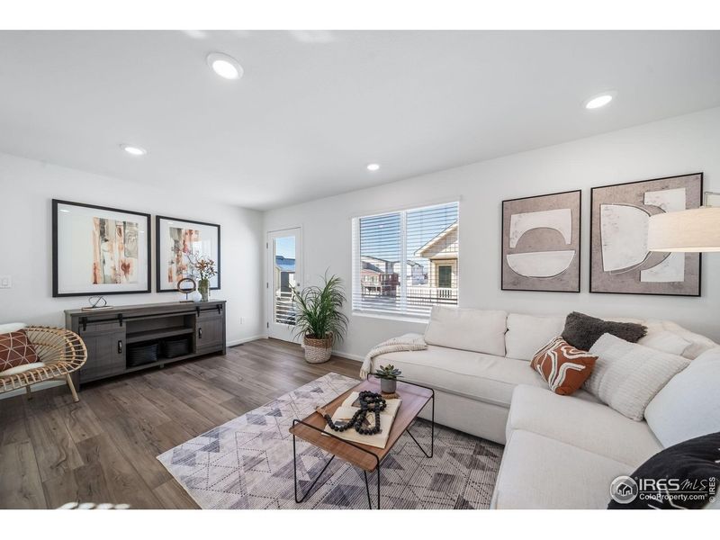 Furnished interior view inside a new home in , Johnstown (Image 11). Furnished interior view inside a new home in , Johnstown (Image 11).