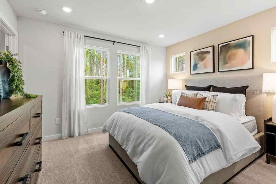 Furnished interior view inside a new home in , Jacksonville (Image 19). Furnished interior view inside a new home in , Jacksonville (Image 19).