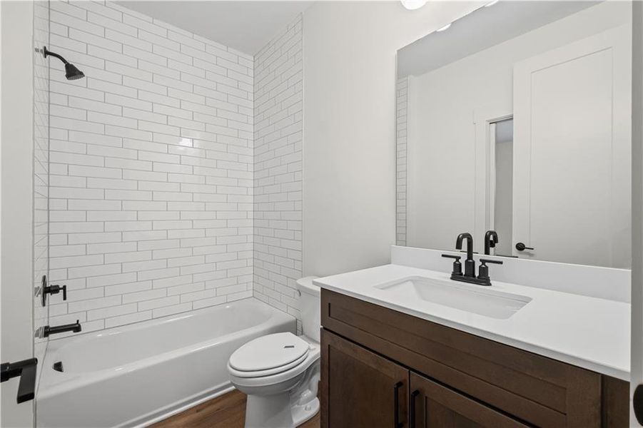 Furnished interior view inside a new home in Devin's Shire - A Kennesaw Tradition, Kennesaw (Image 5).