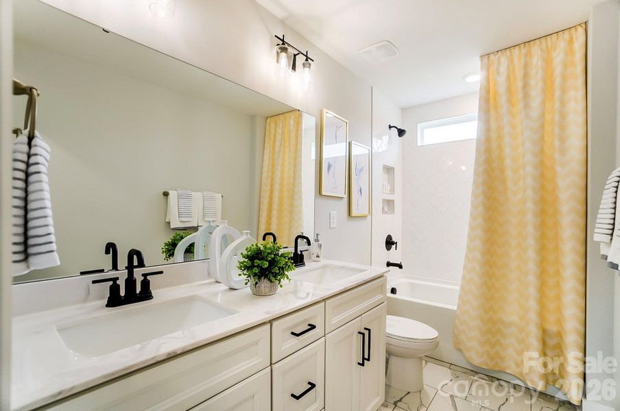 Furnished interior view inside a new home in Caldwell Forest, Charlotte (Image 13).