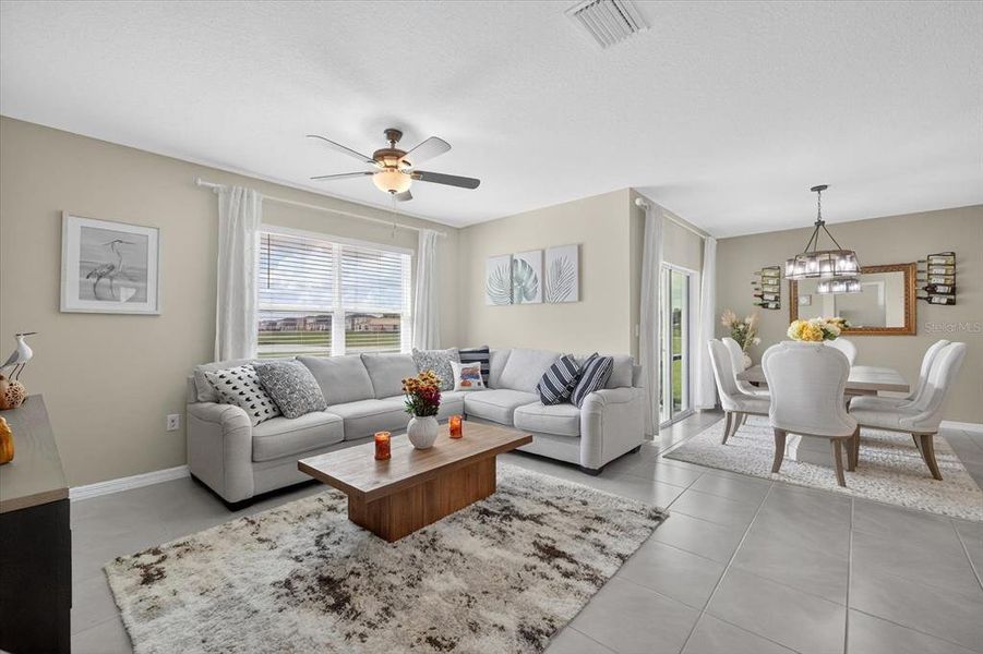Furnished interior view inside a new home in , San Antonio (Image 31). Furnished interior view inside a new home in , San Antonio (Image 31).