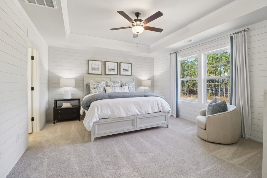 Representative furnished interior of a home built from the Makenzie II by Great Southern Homes in Peachtree Hills, Lexington (Image 58).