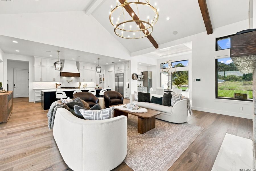 Furnished interior view inside a new home in , Boerne (Image 13).