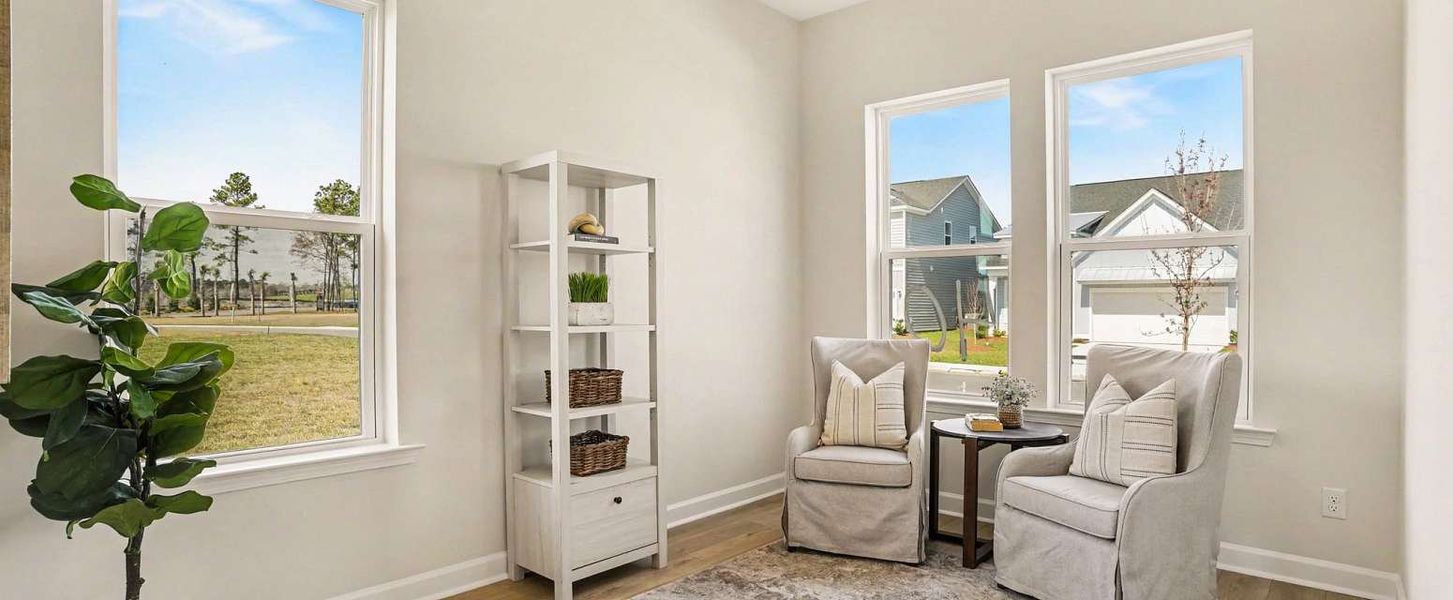 Representative furnished interior of a home built from the Sedona by Ashton Woods in Blue Heron Retreat, Little River (Image 6).