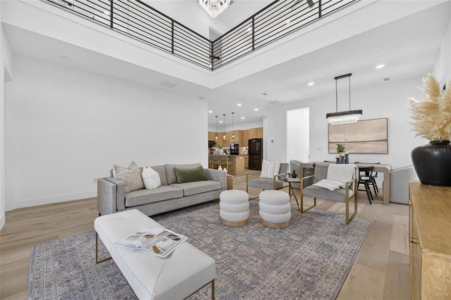 Furnished interior view inside a new home in , Sarasota (Image 49).