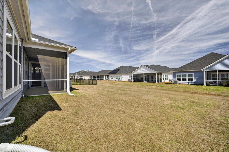 Exterior details and patio area of a home in Horizons at Summers Corner | 55+, Summerville (Image 21).