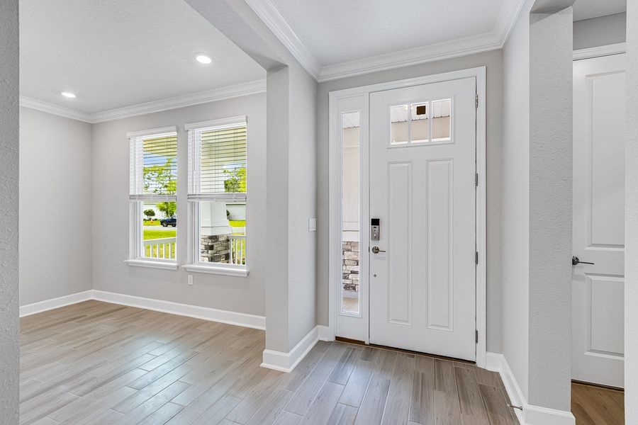 Spacious, unfurnished interior of a new home in Osprey Cove, St. Marys (Image 25). Spacious, unfurnished interior of a new home in Osprey Cove, St. Marys (Image 25).