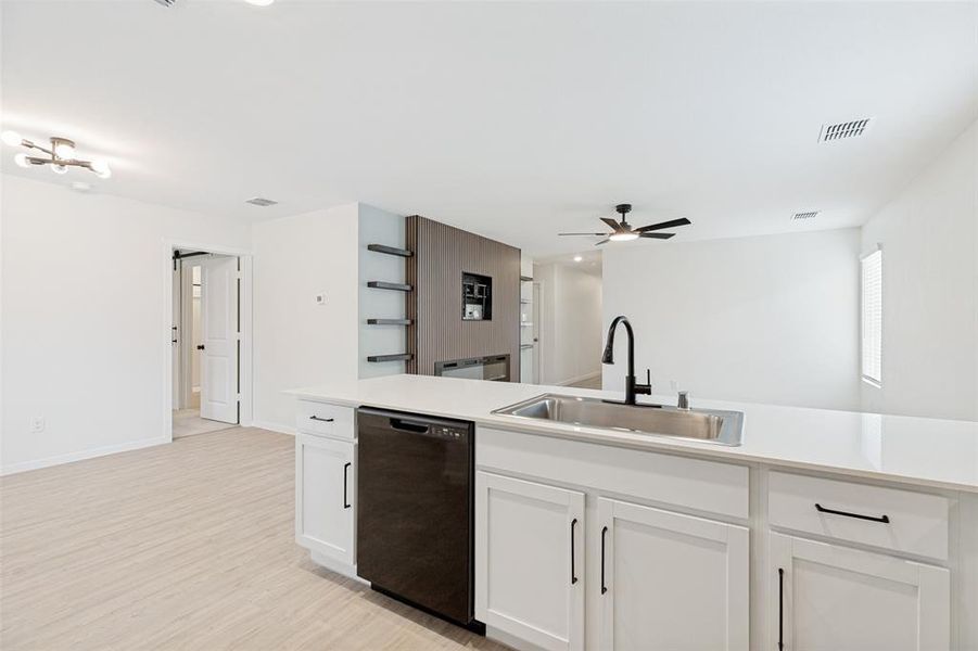 Furnished interior view inside a new home in Tillage Farms, Princeton (Image 10).