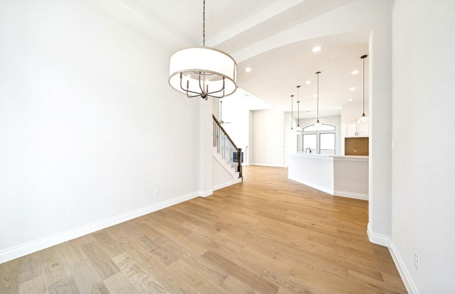 Spacious, unfurnished interior of a new home in Bridgeland 60′, Cypress (Image 40).