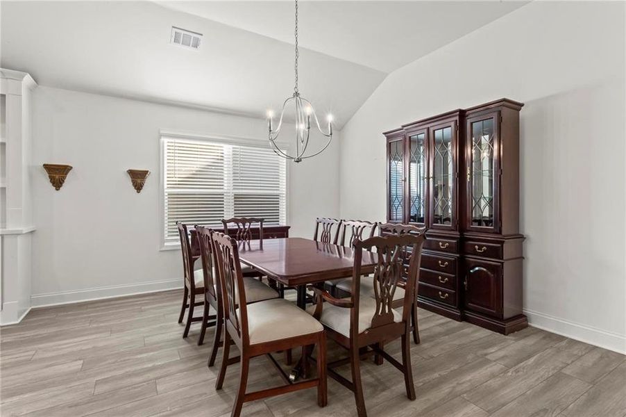 Furnished interior view inside a new home in , Hiram (Image 12).