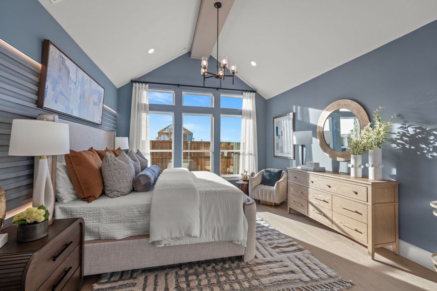 Representative furnished interior of a home built from the Hudson by Landon Homes in Fields - East Village, Frisco (Image 17).
