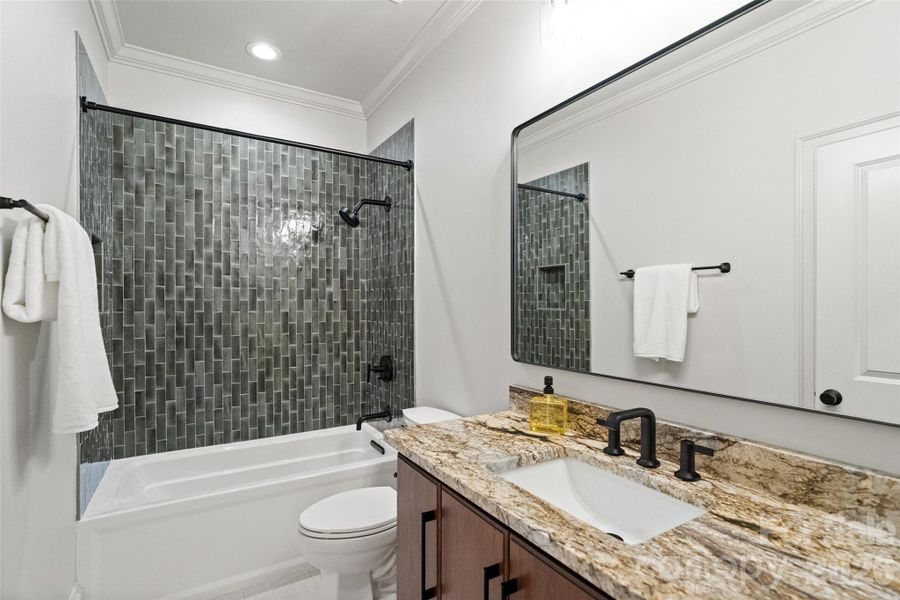 Furnished interior view inside a new home in , Indian Trail (Image 34). Furnished interior view inside a new home in , Indian Trail (Image 34).