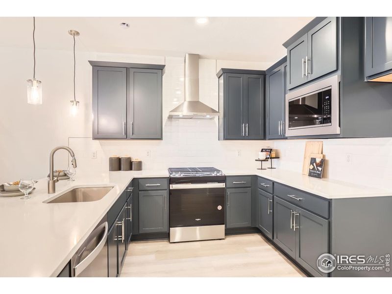Furnished interior view inside a new home in , Longmont (Image 16).