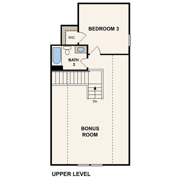 2D floor plan layout of this home in Pretoria Falls, Murfreesboro, TN (Image 3).