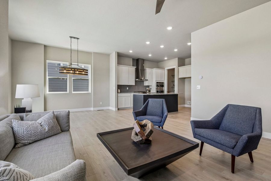 Furnished interior view inside a new home in Country Club Reserve – Fort Collins, Fort Collins (Image 7).