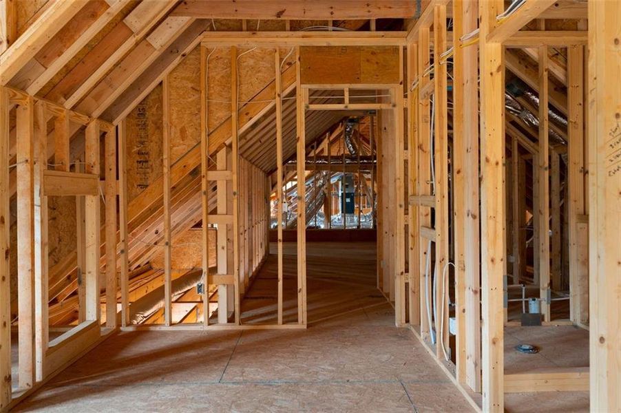 In-progress construction of a new home in , Kingston, GA (Image 29).