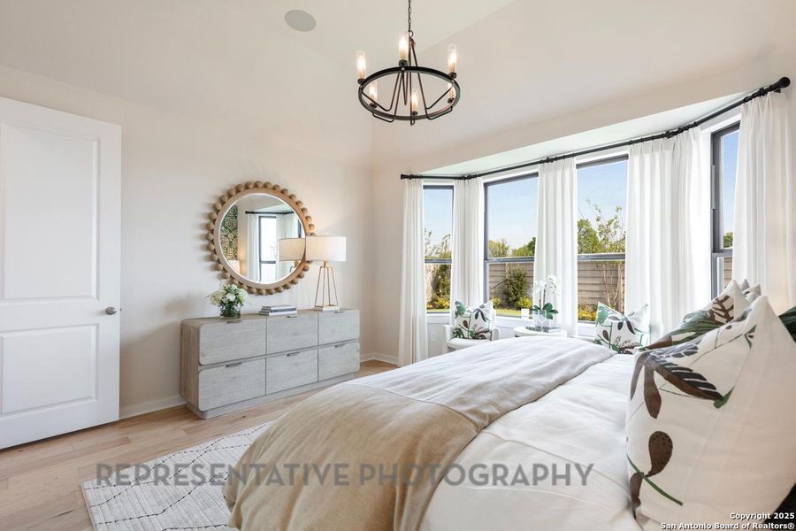 Furnished interior view inside a new home in Davis Ranch: 45ft. lots, San Antonio (Image 12).