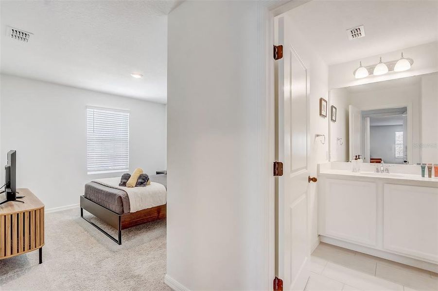 Furnished interior view inside a new home in Glen at West Haven, Davenport (Image 40).