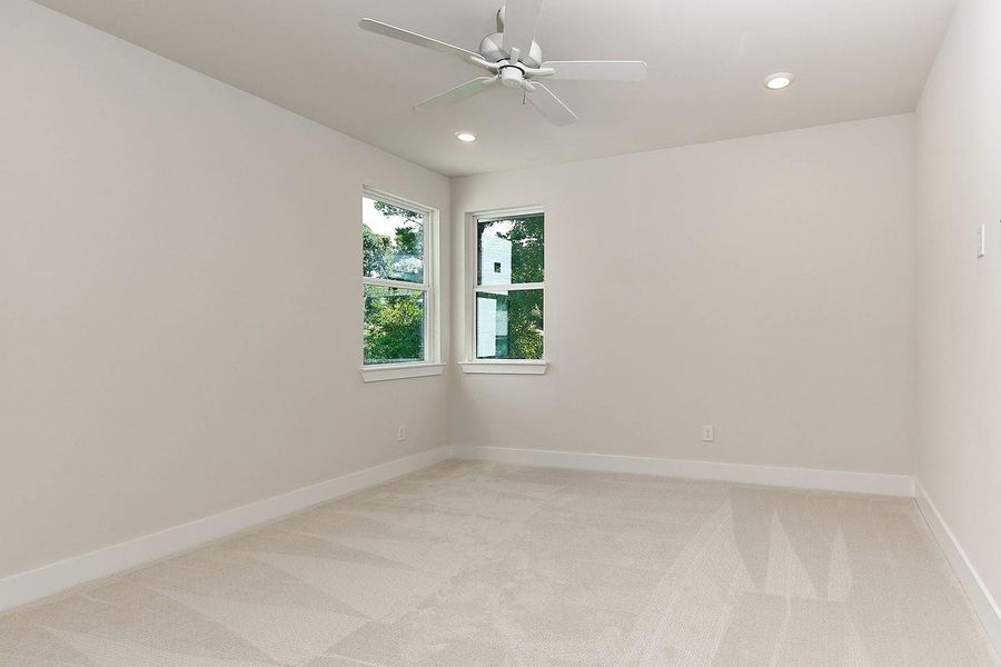 Spacious, unfurnished interior of a new home in , The Woodlands (Image 24). Spacious, unfurnished interior of a new home in , The Woodlands (Image 24).