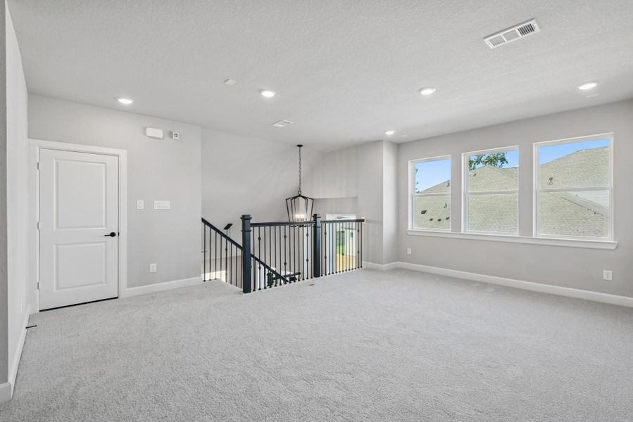 Spacious, unfurnished interior of a new home in Grand Central Park 55' Homesites, Conroe (Image 20). Spacious, unfurnished interior of a new home in Grand Central Park 55' Homesites, Conroe (Image 20).