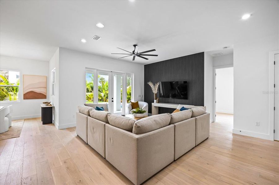 Furnished interior view inside a new home in , Tampa (Image 36).