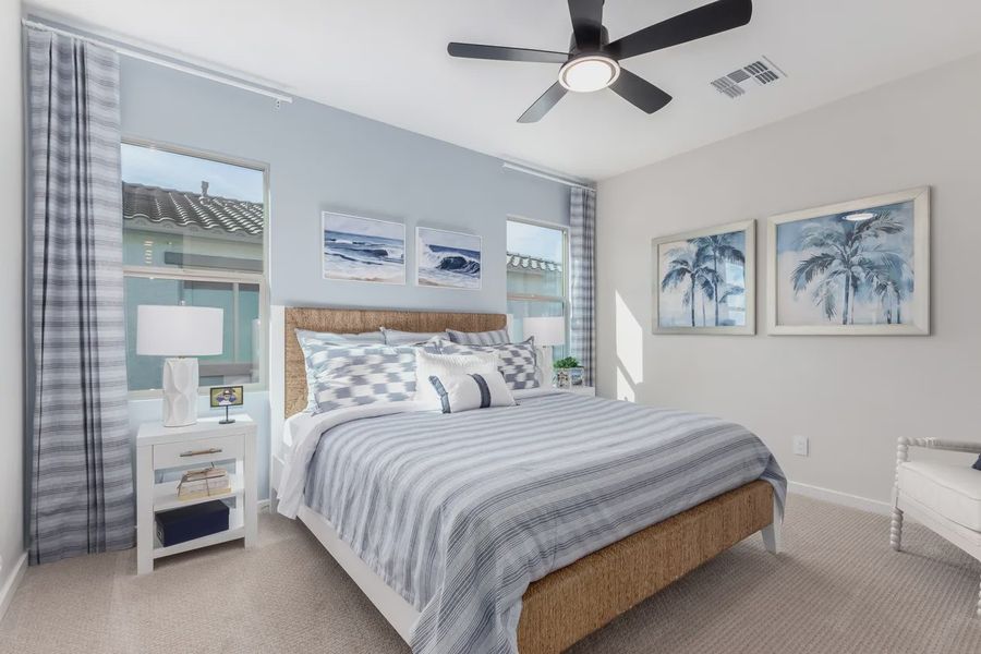Representative furnished interior of a home built from the Granite Vista Avanti - Plan 1901 by Elliott Homes in Avanti at Granite Vista, Waddell (Image 14).