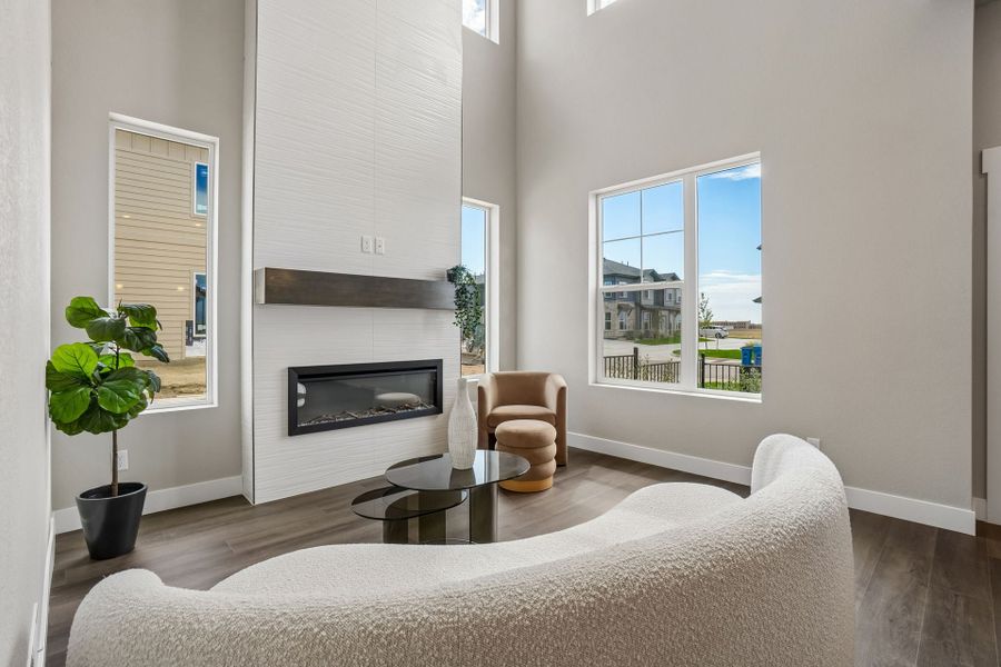Representative furnished interior of a home built from the The Telluride by Landmark Homes in Wilder at Timnath Ranch, Timnath (Image 4).