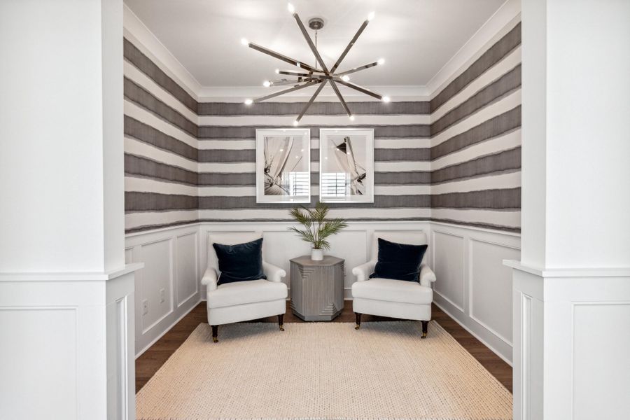 Furnished interior view inside a new home in Horizons at Summers Corner | 55+, Summerville (Image 11).