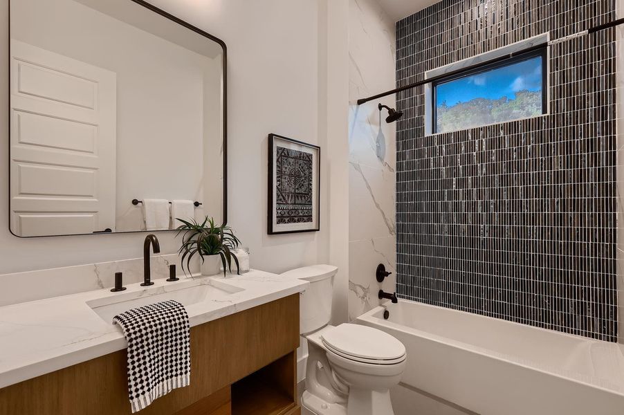 Furnished interior view inside a new home in , Austin (Image 8).