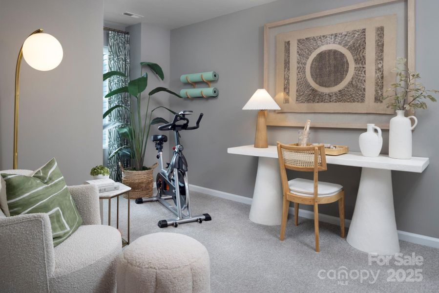 Furnished interior view inside a new home in , Charlotte (Image 12). Furnished interior view inside a new home in , Charlotte (Image 12).