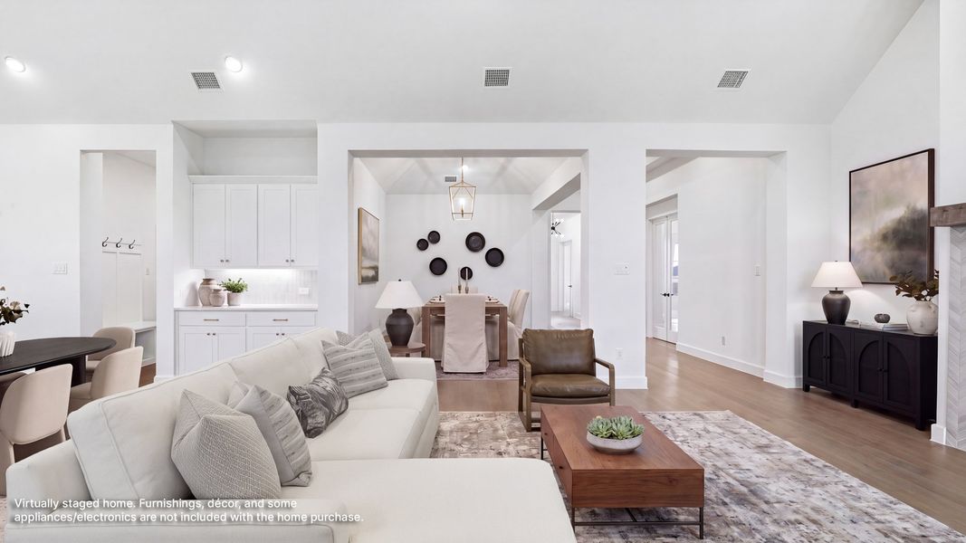 Furnished interior view inside a new home in Sweetgrass, Haslet (Image 6).