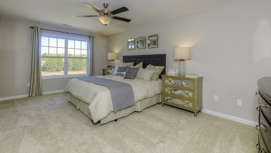 Representative furnished interior of a home built from the Carson by D.R. Horton in Townes at Tap Root Farms, Fletcher (Image 21).