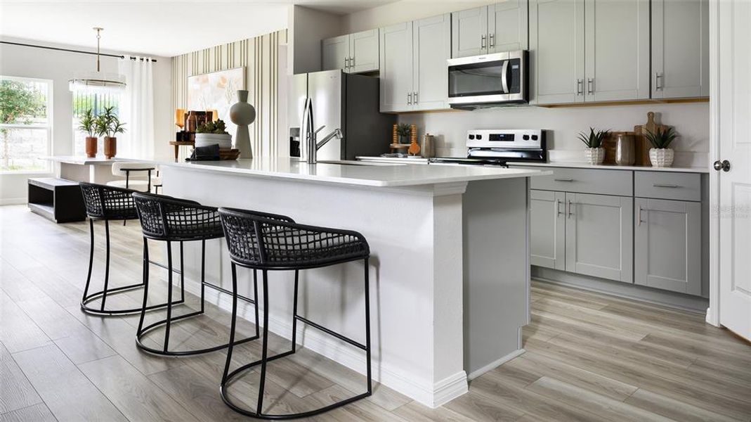 Furnished interior view inside a new home in Two Rivers, Zephyrhills (Image 5). Furnished interior view inside a new home in Two Rivers, Zephyrhills (Image 5).