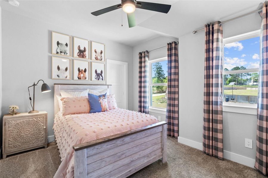 Furnished interior view inside a new home in Montgomery Ridge, Montgomery (Image 29). Furnished interior view inside a new home in Montgomery Ridge, Montgomery (Image 29).