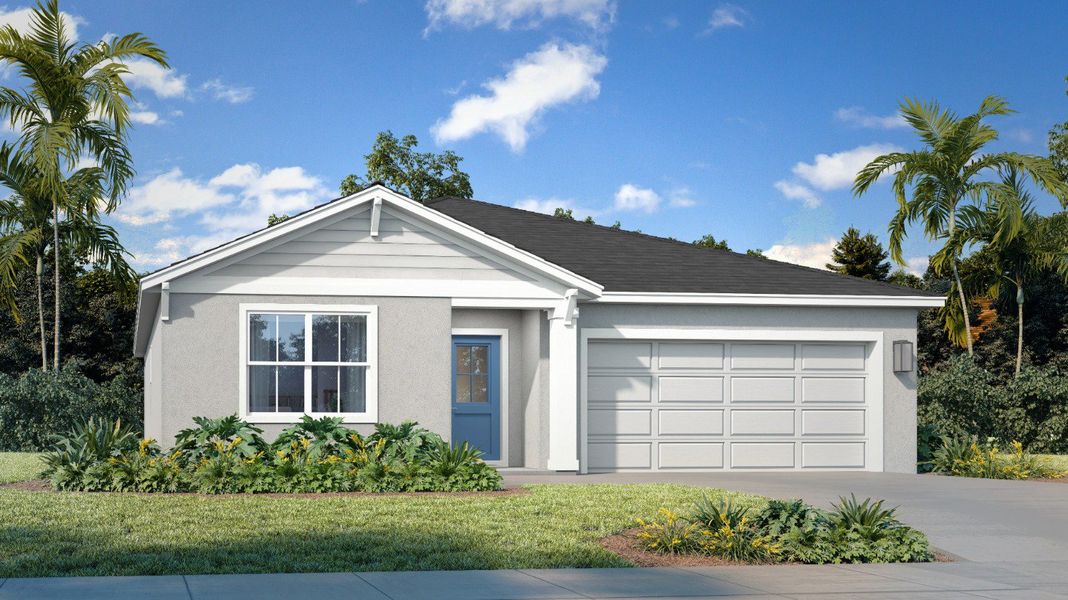2D floor plan layout of this home in Willowbrook North, Winter Haven, FL (Image 5).