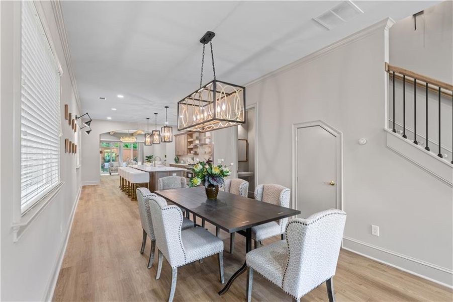 Furnished interior view inside a new home in , Atlanta (Image 14).