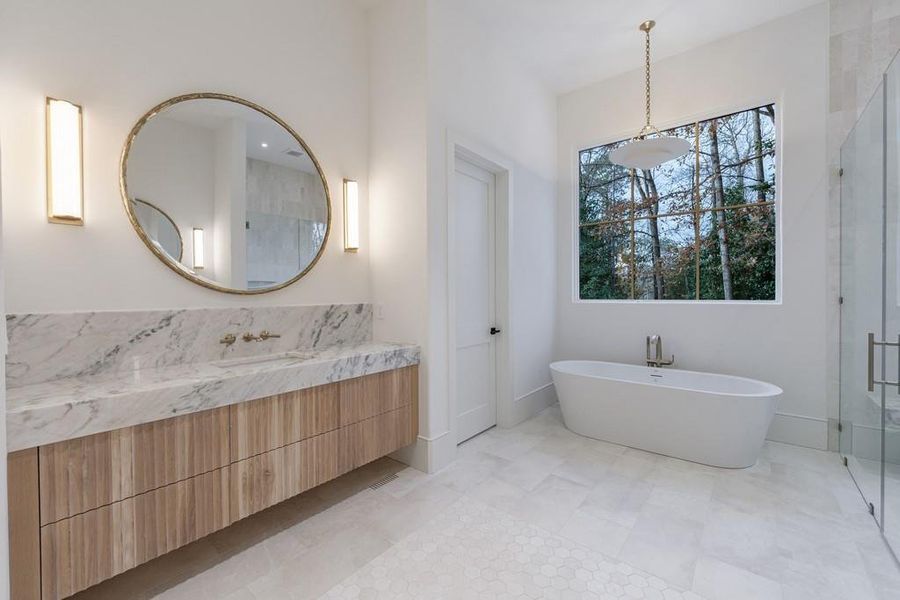 Furnished interior view inside a new home in , Atlanta (Image 75). Furnished interior view inside a new home in , Atlanta (Image 75).