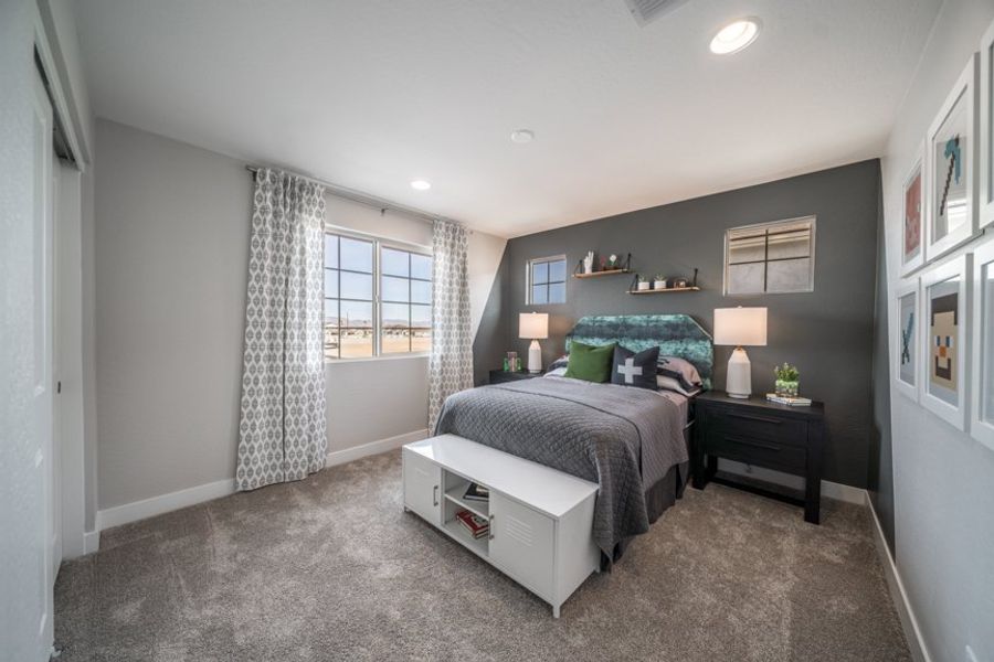 Furnished interior view inside a new home in Hawes Crossing, Mesa (Image 19).